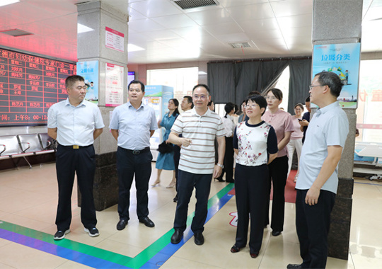 省卫健委领导来我院调研指导卫生健康相关工作