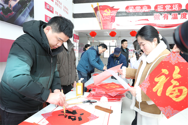 迎新春，送春联，常德市妇幼保健院新春送福年味浓