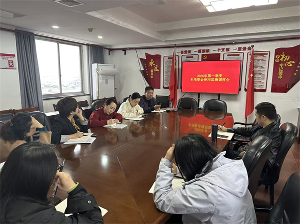 我院召开2026年第一季度专项资金使用监测调度会